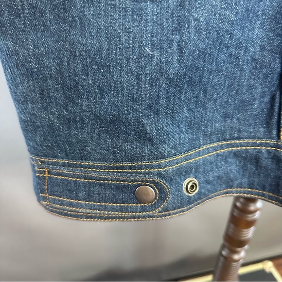 Nwot Lawless Missing Link Biker Moto Denim Safety Reversible Vest Men's Size 2XL - Picture 7 of 15